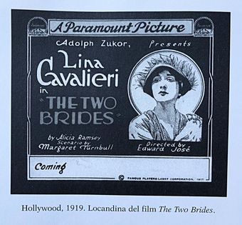 the two brides 1919 poster