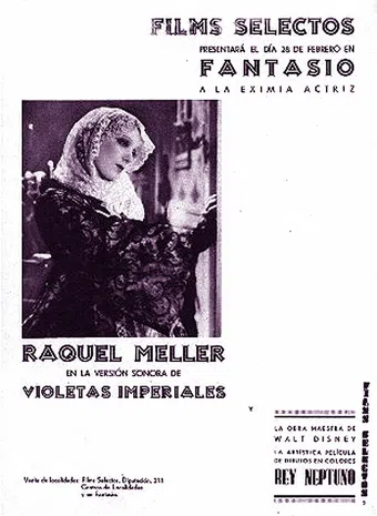 violettes impériales 1932 poster