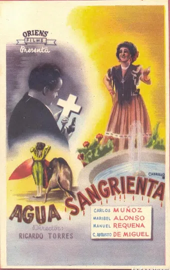 agua sangrienta 1952 poster