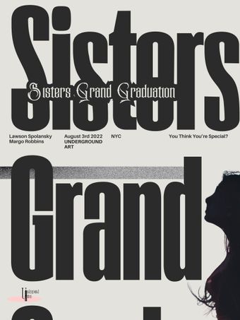 sisters grand graduation 2022 poster