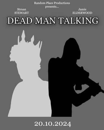 dead man talking 2024 poster