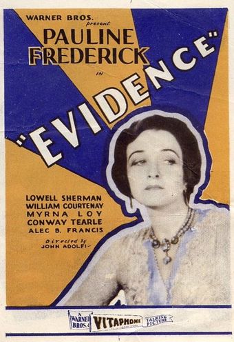 evidence 1929 poster