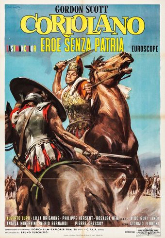 coriolano eroe senza patria 1964 poster