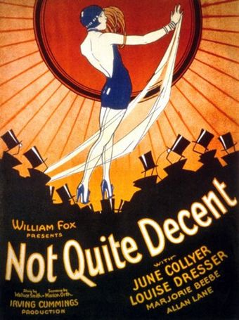 not quite decent 1929 poster