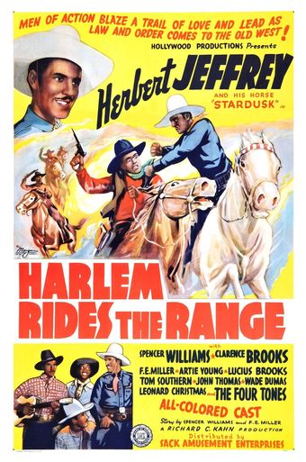 harlem rides the range 1939 poster