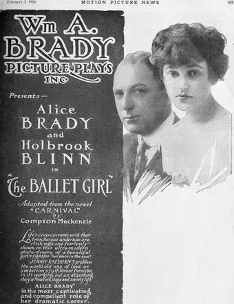 the ballet girl 1916 poster