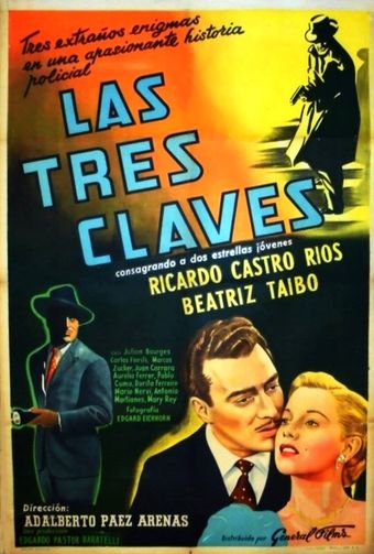 las tres claves 1953 poster