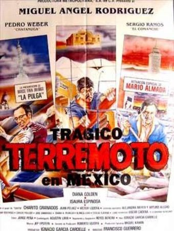 trágico terremoto en méxico 1987 poster