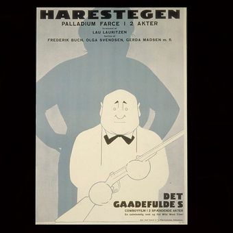 harestegen 1921 poster