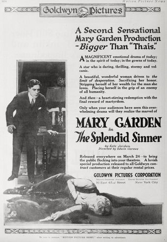 the splendid sinner 1918 poster