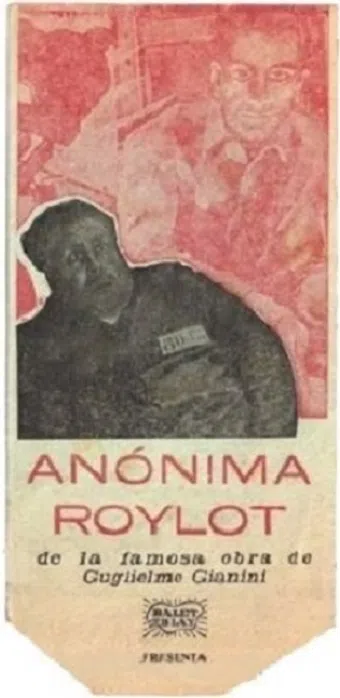 l'anonima roylott 1936 poster