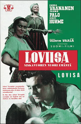 loviisa, niskavuoren nuori emäntä 1946 poster