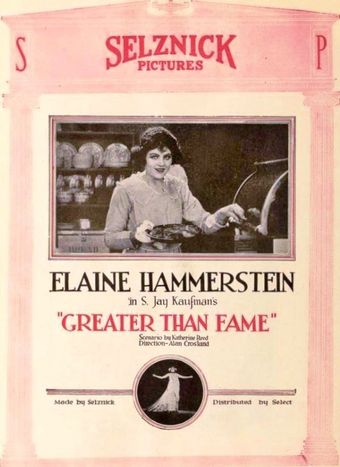 greater than fame 1920 poster