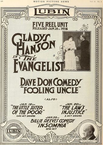 the evangelist 1916 poster