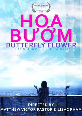 butterfly flower 2017 poster