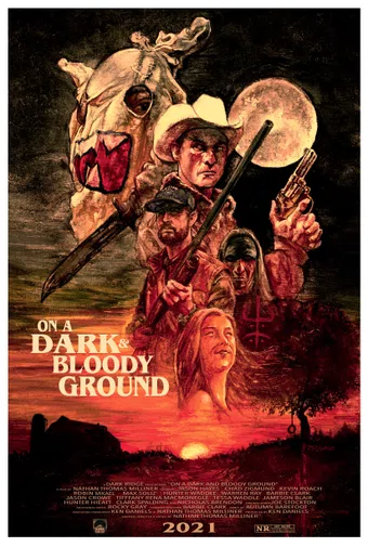 on a dark and bloody ground poster