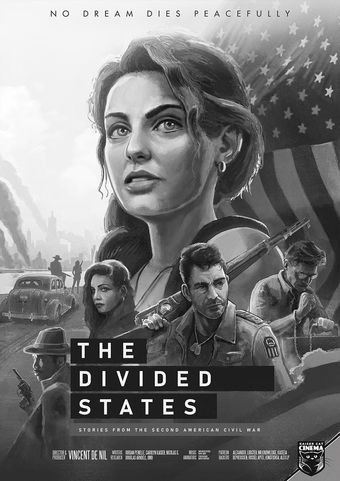 the divided states: stories from the second american civil war 2022 poster