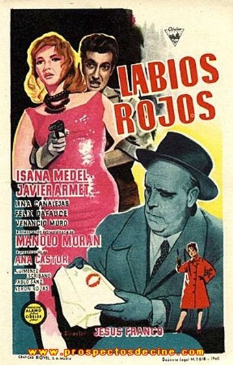 labios rojos 1960 poster