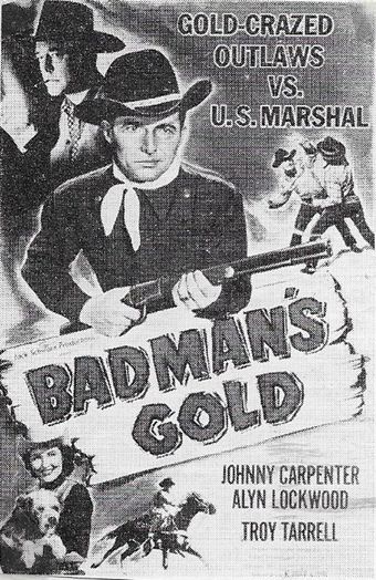 badman's gold 1951 poster