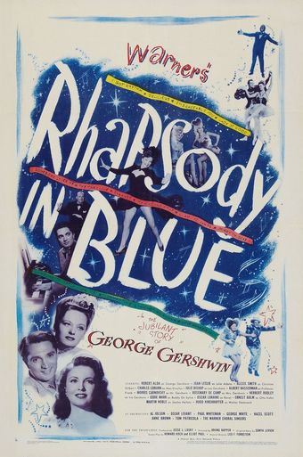 rhapsody in blue 1945 poster