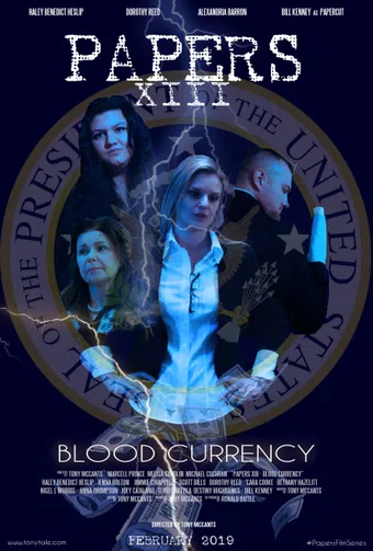 papers xiii: blood currency 2019 poster