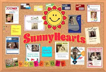 sunnyhearts community centre 2016 poster