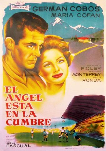 el ángel está en la cumbre 1958 poster