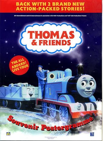 thomas and friends: the all aboard live tour 2004 poster