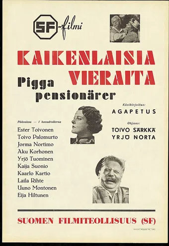 kaikenlaisia vieraita 1936 poster