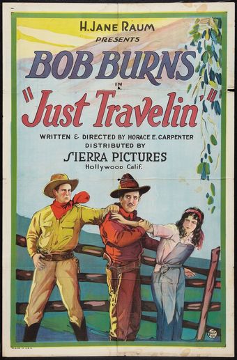 jus' travlin' 1925 poster