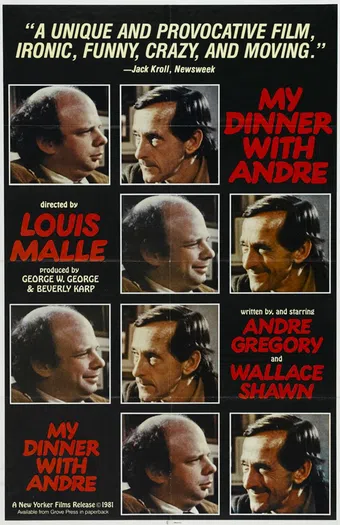 my dinner with andre 1981 poster