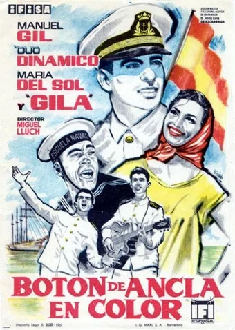 botón de ancla 1961 poster