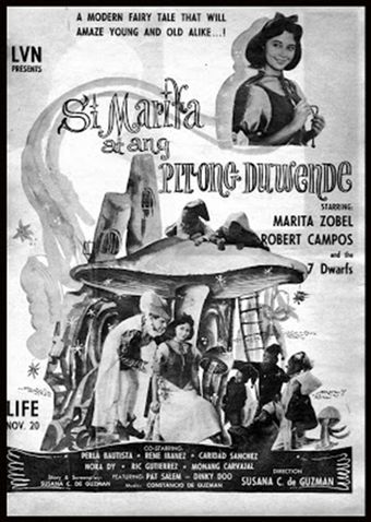 si marita at ang pitong duwende 1960 poster