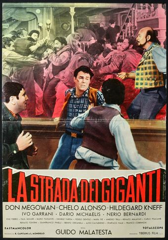 la strada dei giganti 1960 poster