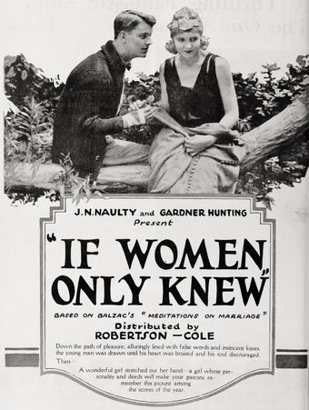 if women only knew 1921 poster