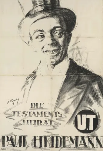 die testamentsheirat 1918 poster