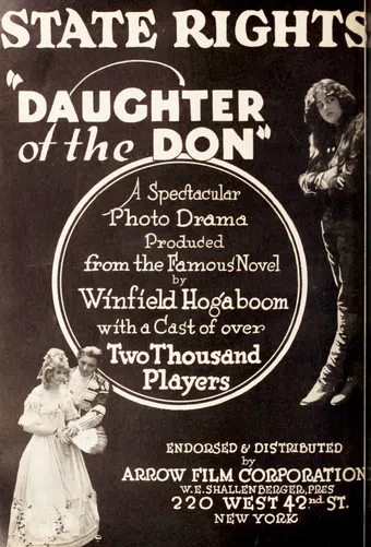 the daughter of the don 1916 poster