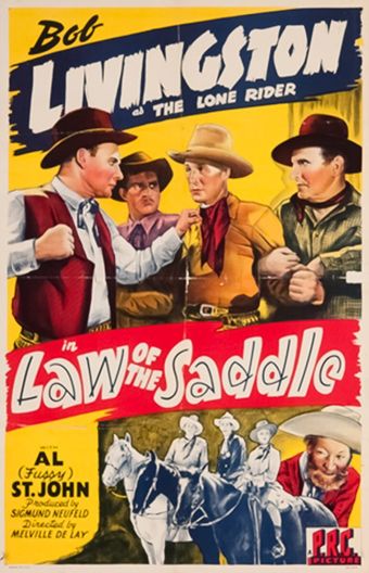 law of the saddle 1943 poster