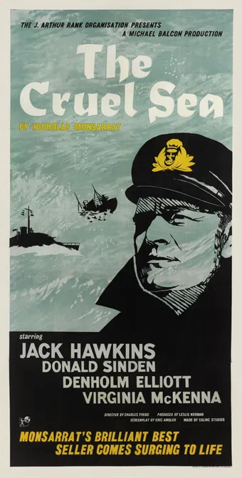 the cruel sea 1953 poster