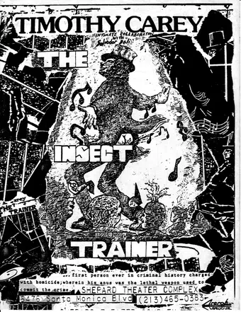 timothy carey's insect trainer poster