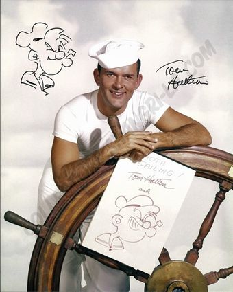 the adventures of popeye 1956 poster