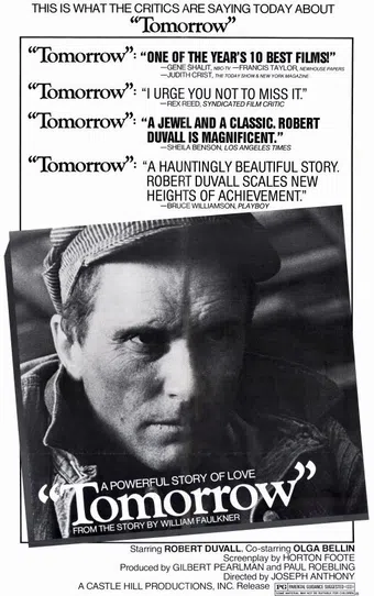 tomorrow 1972 poster