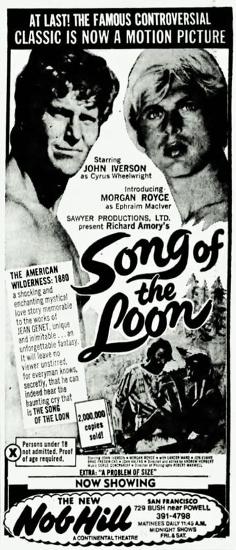 song of the loon 1970 poster