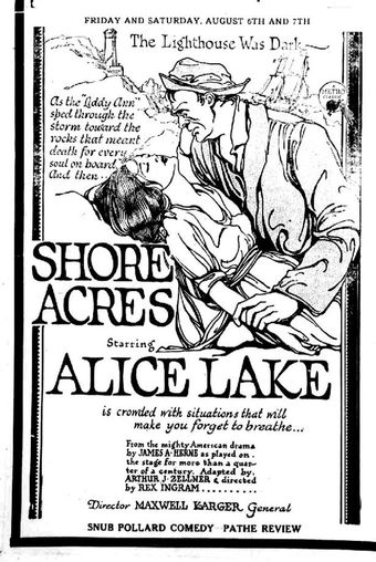 shore acres 1920 poster