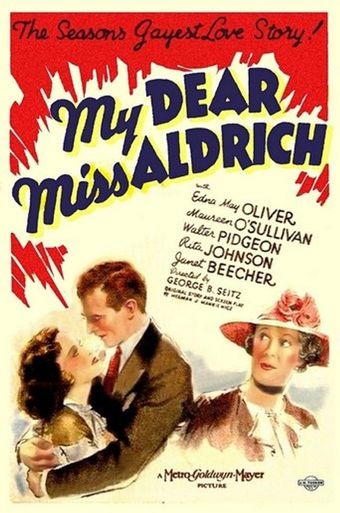 my dear miss aldrich 1937 poster