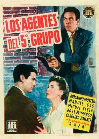 los agentes del quinto grupo 1955 poster