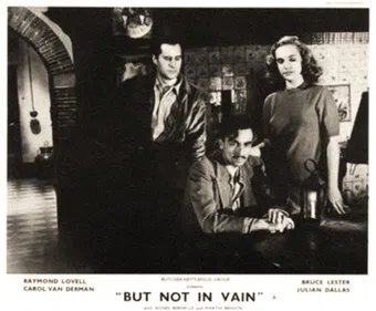 but not in vain 1948 poster