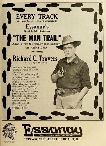 the man trail 1915 poster