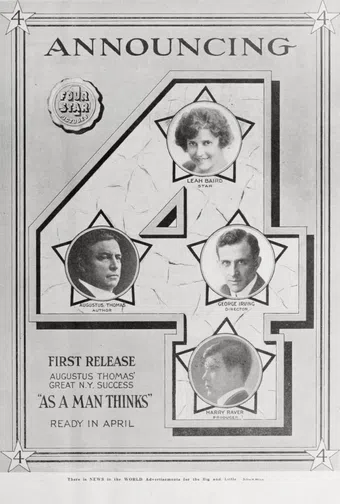 as a man thinks 1919 poster