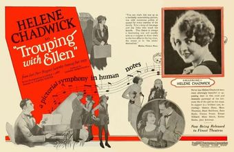 trouping with ellen 1924 poster